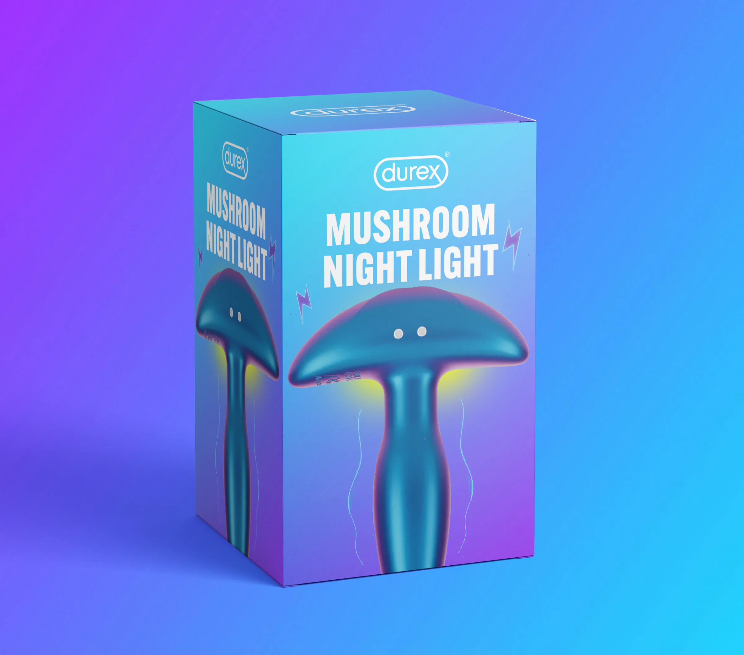 Durex Mushroom Night Light packaging
