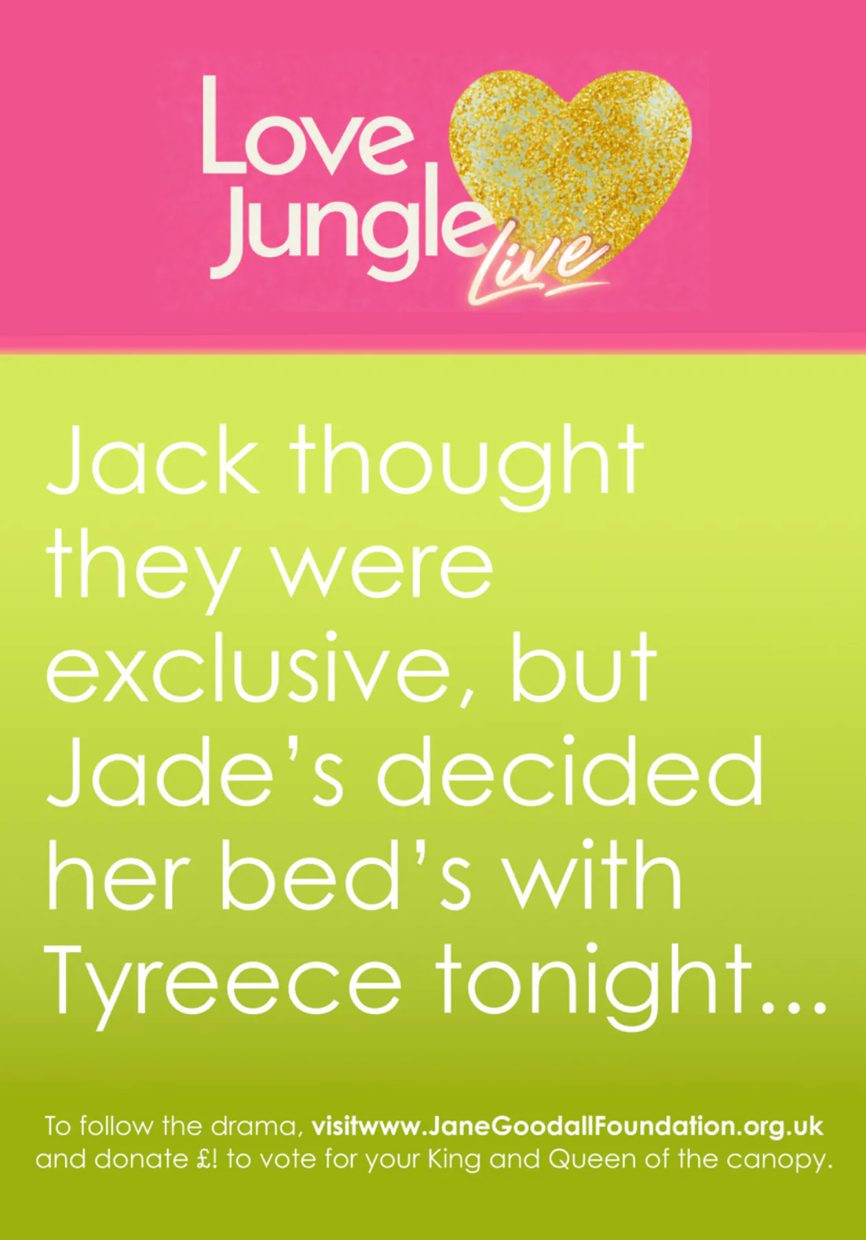 Love Jungle Live poster